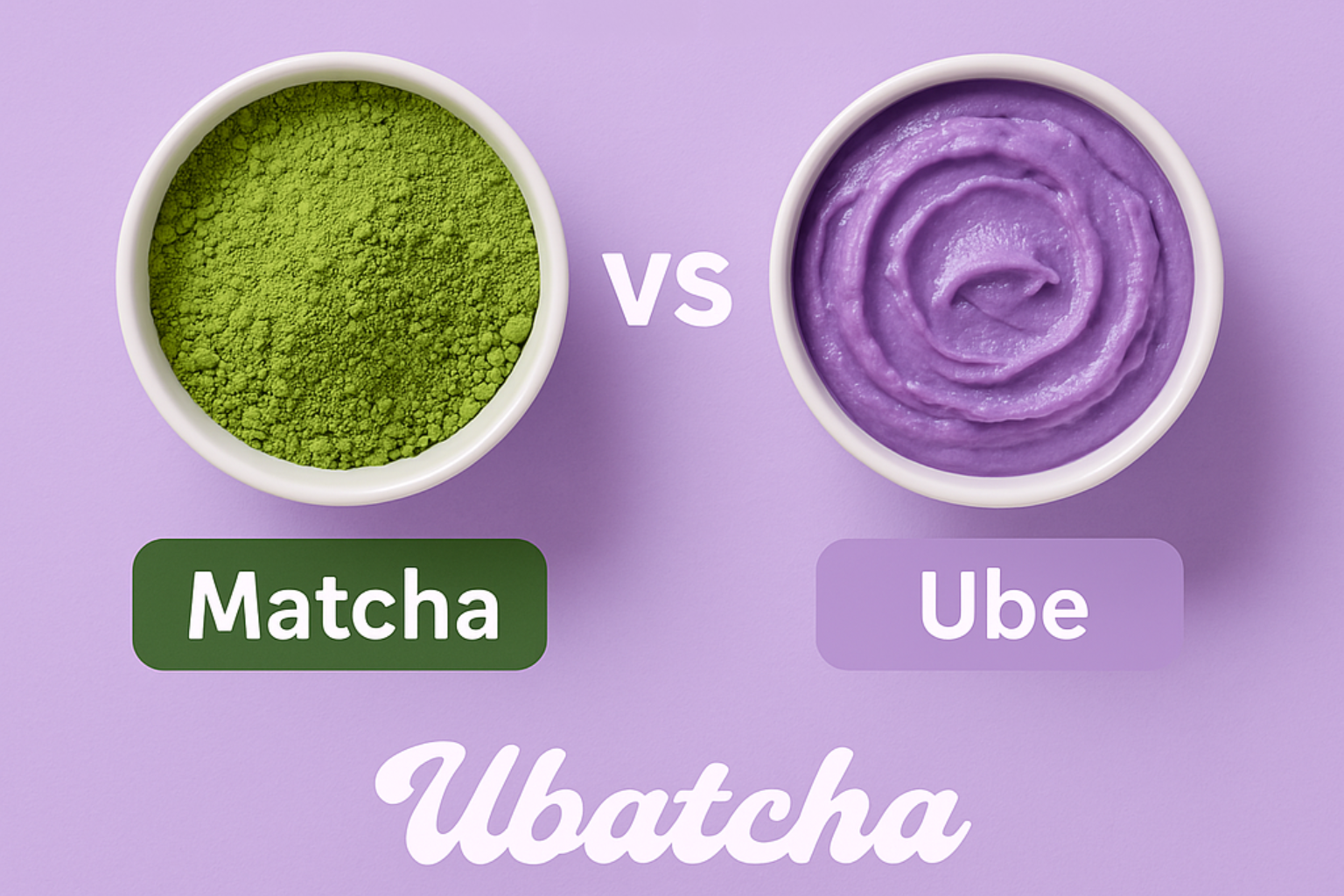 Matcha vs ube: what’s the difference & why we love both